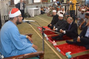 محافظ القليوبية يحضر فعاليات القافلة الدعوية بعد انتهاء صلاة الجمعة