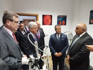 وزير التعليم العالي يفتتح أعمال تطوير مستشفى بنها الجامعي
