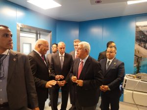 وزير التعليم العالي يفتتح أعمال تطوير مستشفى بنها الجامعي