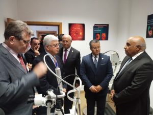 وزير التعليم العالي يفتتح أعمال تطوير مستشفى بنها الجامعي