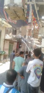 مصرع شخصين في حريق مطعم "فول وطعمية" بقها