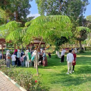 في رابع أيام العيد .. حدائق القناطر تواصل استقبال المواطنين (صور)