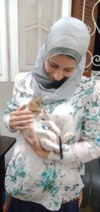 إنقاذ قطة شوارع "كفيفة" تعرضت للإجهاض وأخرى مصابة في حادث من الموت (صور)