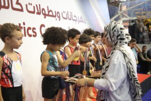 ابن الشبان مسلم مصطفى محمد رزق يحصد الميدالية الذهبية للجمباز الفنى