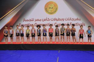 ابن الشبان مسلم مصطفى محمد رزق يحصد الميدالية الذهبية للجمباز الفنى