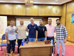 تكريم ابطال  شبان بنها لكرة اليد