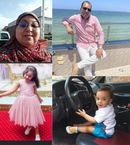 أب وأطفاله ووالدته .. مصرع 4 من أسرة واحدة في حادث تصادم مروع بمطروح