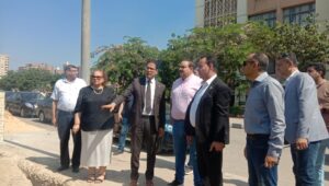 القائم بعمل رئيس جامعة بنها يتفقد عدد من المنشآت الجديدة بكفر سعد