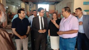 القائم بعمل رئيس جامعة بنها يتفقد عدد من المنشآت الجديدة بكفر سعد