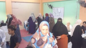 جامعة بنها تواصل تنظم القوافل الطبية بقرية كفر عابد بطوخ