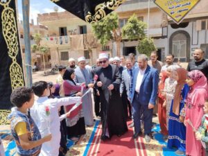 افتتاح مسجد بتكلفة 2 مليون جنيه ببنها