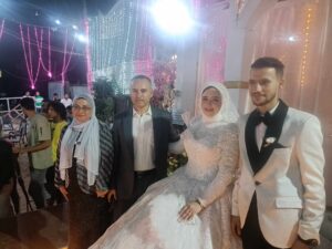 ألف مبروك زفاف كريمة الكاتب الصحفي عبد الحكم الجندي