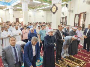 افتتاح مسجد بتكلفة 2 مليون جنيه ببنها