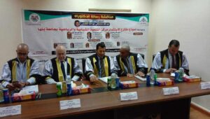 وزير الشباب والرياضة يناقش رسالة دكتوراه للباحث مصطفي الكحيلي بجامعة بنها (صور)