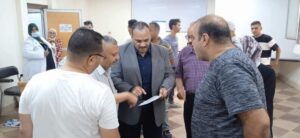 نائب رئيس جامعة بنها يتفقد إجراءات الكشف الطبي بكليات التجارة والزراعة والطب البيطري