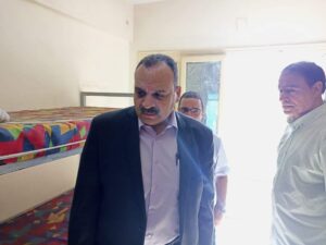 نائب رئيس جامعة بنها يتفقد تجهيزات المدن الجامعية لاستقبال الطلاب (صور) 