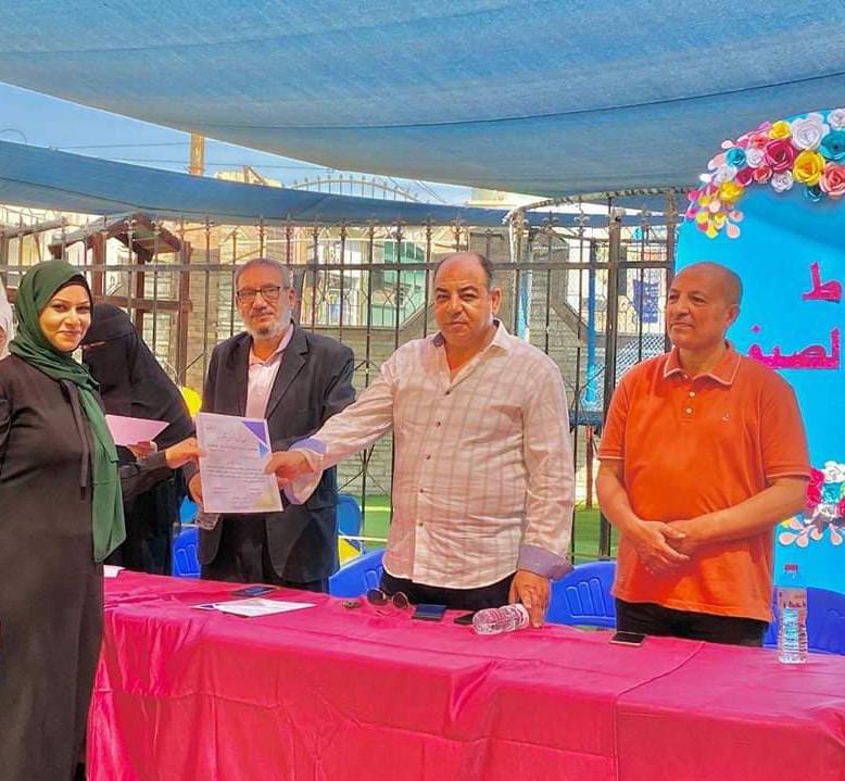 شبان بنها يكرم المعلمة شيماء مجدي