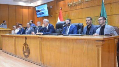 محافظ القليوبية يستقبل وفد اللجنة التنفيذية للمبادرة الوطنية 