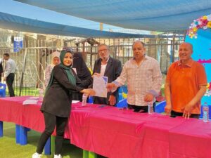 شبان  بنها  تكرم فريق النشاط بالمجمع