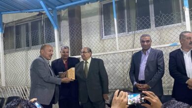 مركز شباب مدينة بنها يكرم مدير مجمع مدارس شبان بنها