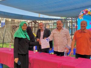 شبان  بنها  تكرم فريق النشاط بالمجمع