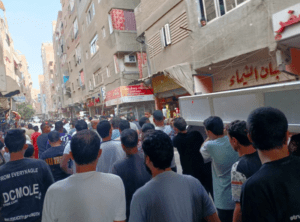 تشييع جنازة طفل لقي مصرعه برصاصة طائشة خلال اثاث عروس بالقليوبية