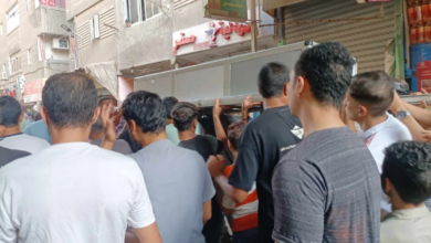 تشييع جنازة طفل لقي مصرعه برصاصة طائشة خلال اثاث عروس بالقليوبية