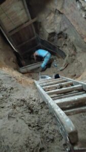 مصرع شقيقين أثناء تنقيبهما عن الآثار بالقليوبية (صور)