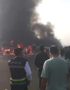 32 جثة و57 مصابًا.. تزايد ضحايا حادث صحراوي البحيرة