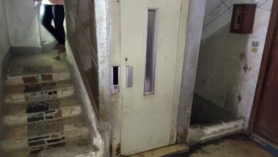 إصابة 4 أشخاص سقط بهم أسانسير من الطابق الرابع بشبرا الخيمة