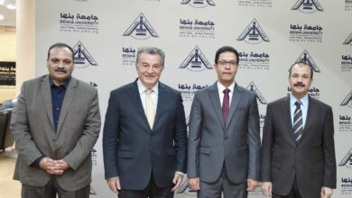 "شمس الدين" يهنىء "الجيزاوي" برئاسة جامعة بنها "شمس الدين" يهنىء "الجيزاوي" برئاسة جامعة بنها