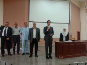 رئيس جامعة بنها يتفقد الدراسة في 3 كليات (صور)