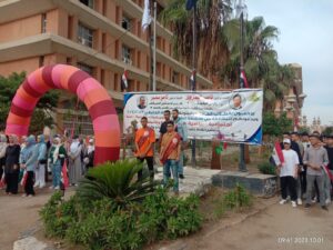 رئيس جامعة بنها يتفقد الدراسة في 3 كليات (صور)