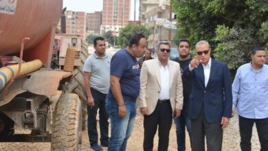 محافظ القليوبية يتفقد أعمال التطوير ببنها محافظ القليوبية يتفقد أعمال التطوير ببنها