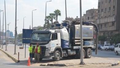 محافظ القليوبية يشهد مناورة شركة المياه لمتابعة صرف مياه الأمطار محافظ القليوبية يشهد مناورة شركة المياه لمتابعة صرف مياه الأمطار