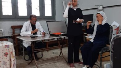 جامعة بنها تواصل القوافل الطبية المتخصصة فى أمراض العيون بقرية كفر عابد بطوخ