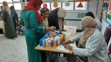 ضمن مبادرة " أنت الحياة " .. جامعة بنها تنظم قوافل طبية بقرية نوى بشبين القناطر