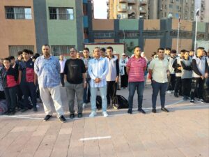انتظام الدراسة لليوم الثالث بمجمع  شبان بنها