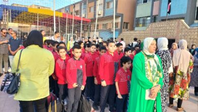 انتظام الدراسة لليوم الثالث بمجمع  شبان بنها
