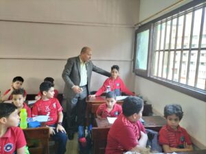 مدير مجمع مدارس الشبان يتفقد أحوال طلاب الدمج بالمرحلة الابتدائي