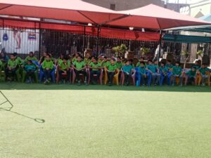 شبان بنها تشارك في الاحتفال باليوم العالمي للعصا البيضاء