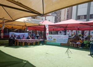 شبان بنها تشارك في الاحتفال باليوم العالمي للعصا البيضاء