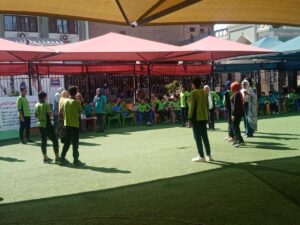 شبان بنها تشارك في الاحتفال باليوم العالمي للعصا البيضاء