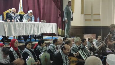 الموسيقى العربية بهيئة الشبان العالمية تشعل الحماس بأغنية لشعب غزة الموسيقى العربية بهيئة الشبان العالمية تشعل الحماس بأغنية لشعب غزة