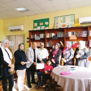 لتميزهم في المسابقات..  شبان بنها تكرم فريق التنمية المستدامة