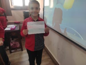 طلاب شبان بنها لاقرانهم في فلسطين "نحن معكم"