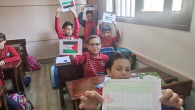 طلاب شبان بنها لاقرانهم في فلسطين "نحن معكم" طلاب شبان بنها لاقرانهم في فلسطين "نحن معكم"