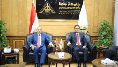 "الهجان" يهنئ "الجيزاوي" لرئاسته جامعة بنها