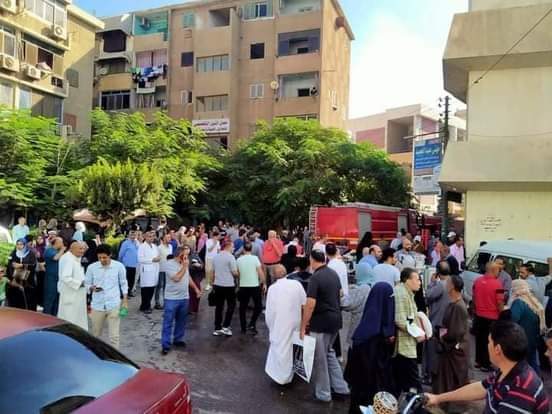 السيطرة على حريق اندلع بمستشفى التأمين الصحي ببنها