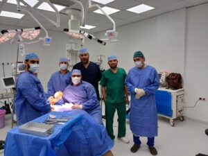 استئصال "إصبع زائد" لطفلة عمرها عامين ونصف بمستشفى الخانكة التخصصي (صور)